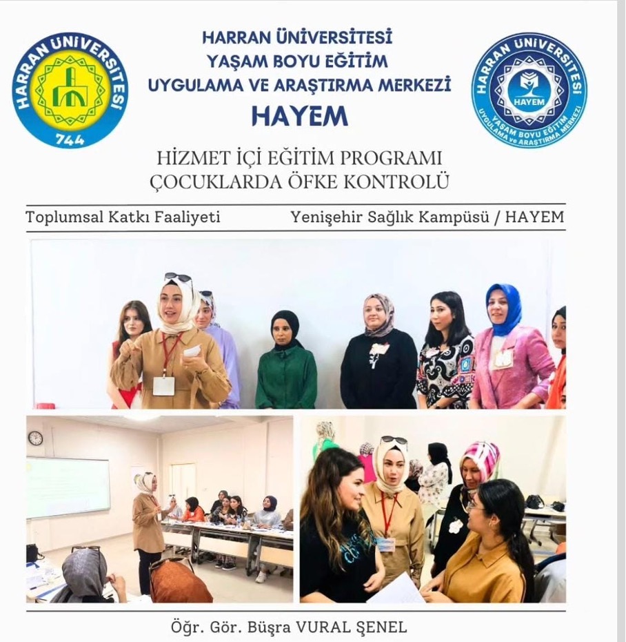 HAYEM'den Ana Okulu, Kreş ve Gündüz Bakımevi Hizmet İçi Eğitim Programı